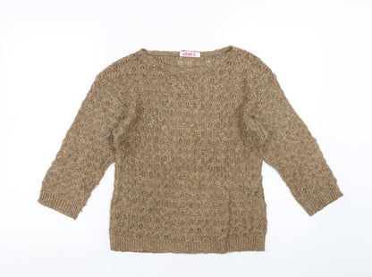 OPUS Womens Brown   Pullover Jumper Size S