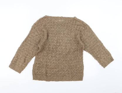 OPUS Womens Brown   Pullover Jumper Size S