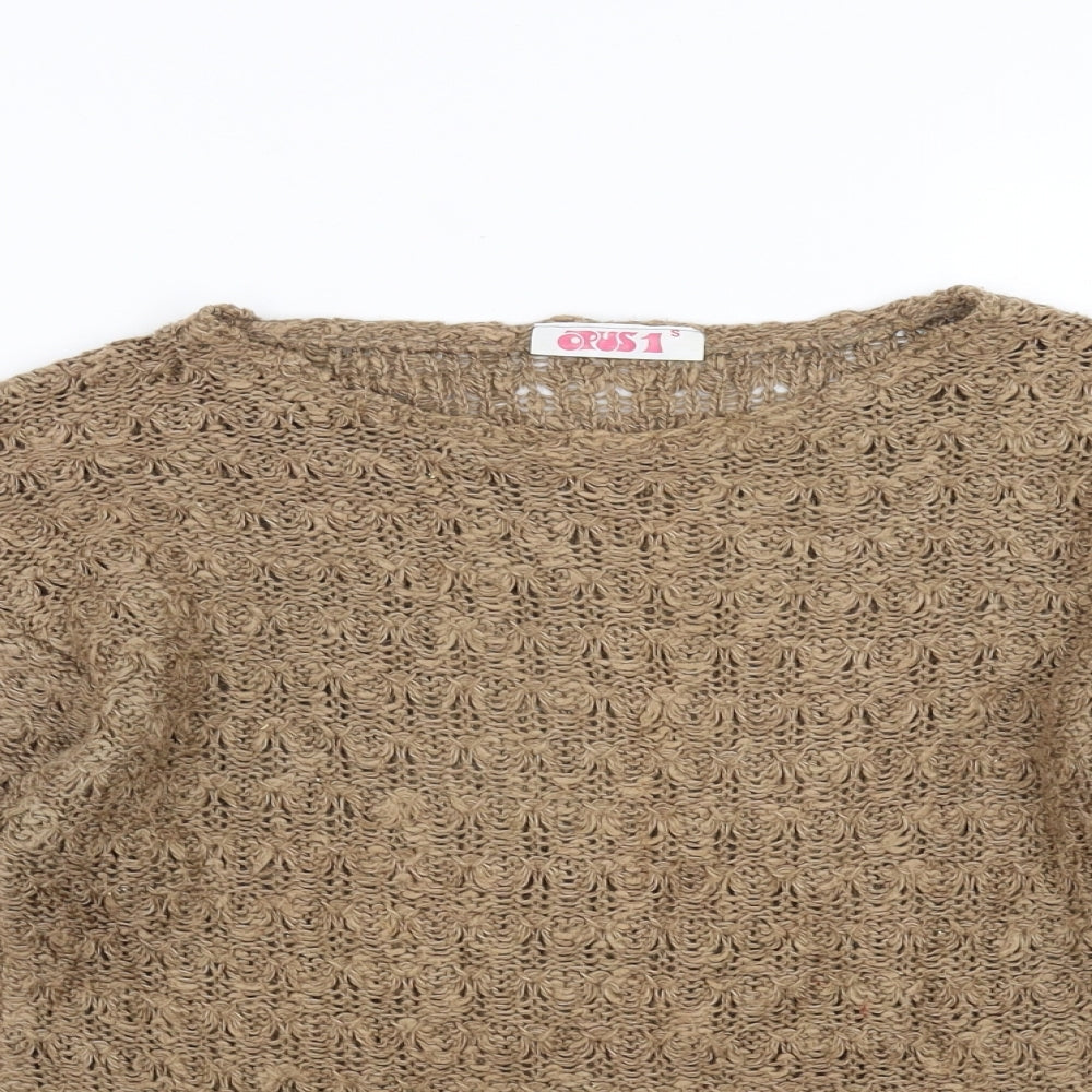 OPUS Womens Brown   Pullover Jumper Size S