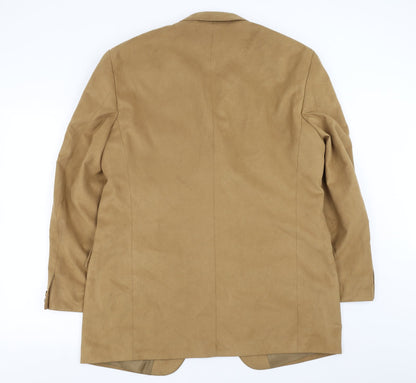 Mens UK Size 42 Marks and Spencer Regular Beige Suit Jacket