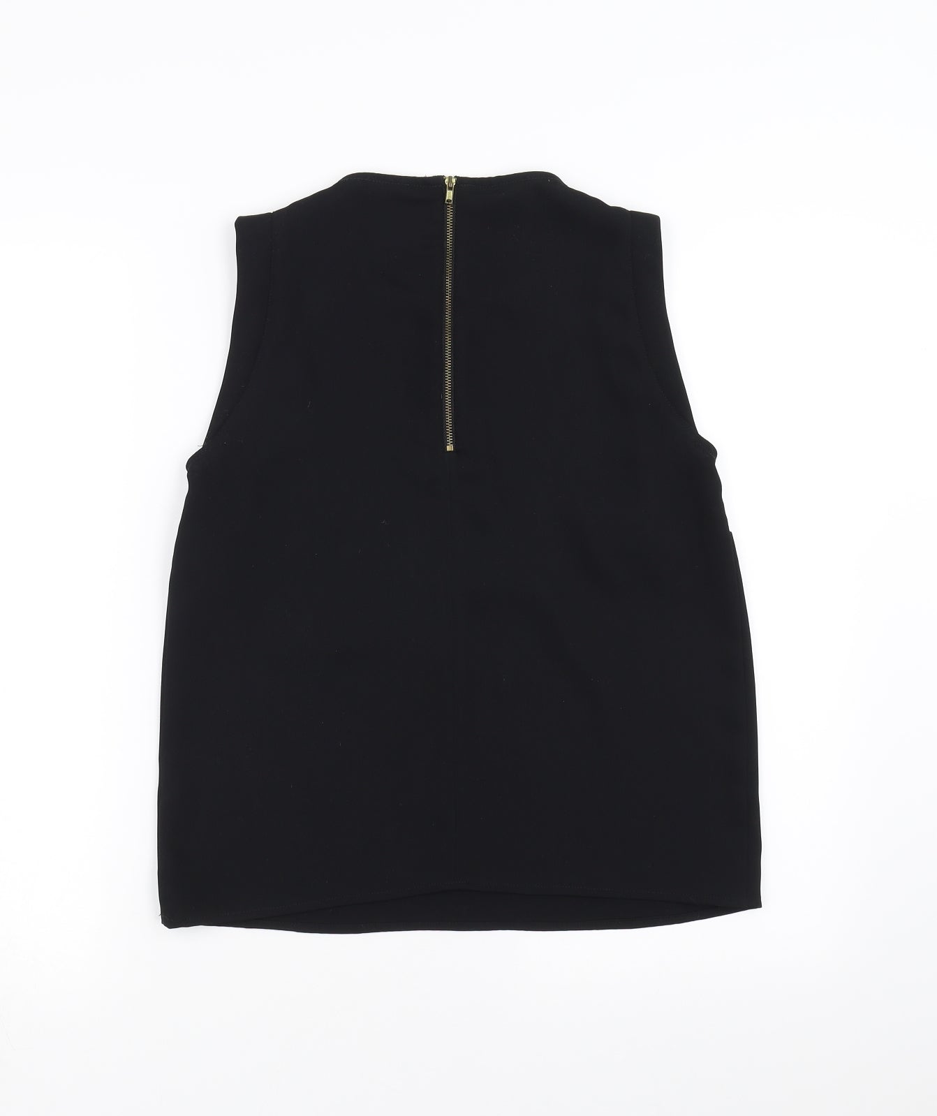 Womens UK Size 8 River Island Black Basic Blouse