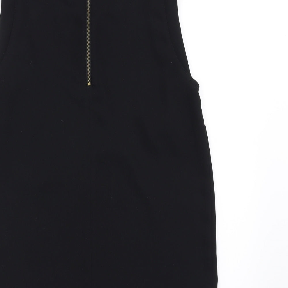Womens UK Size 8 River Island Black Basic Blouse