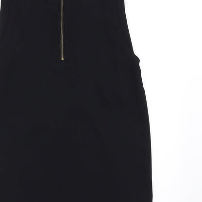 Womens UK Size 8 River Island Black Basic Blouse