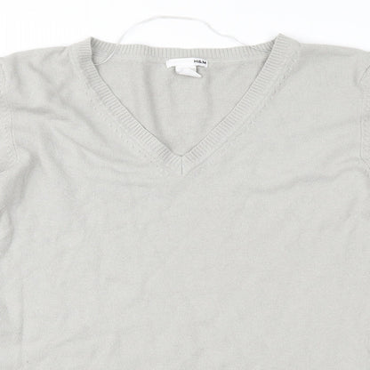 H&M Womens Grey   Pullover Jumper Size L