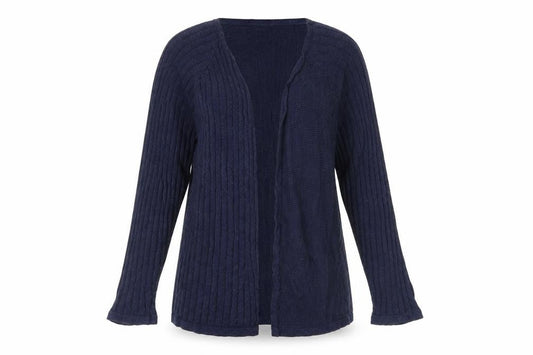 Fransa Womens Black   Cardigan Jumper Size L