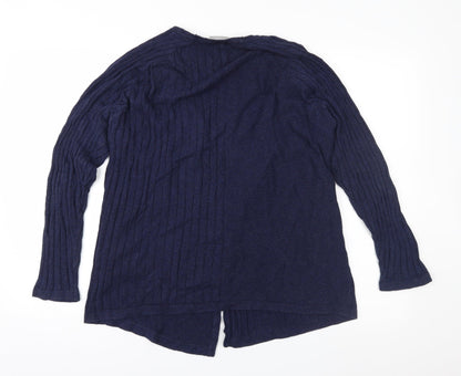 Fransa Womens Black   Cardigan Jumper Size L