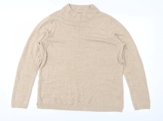 Additional front view of Papaya women’s brown jumper, size UK 16