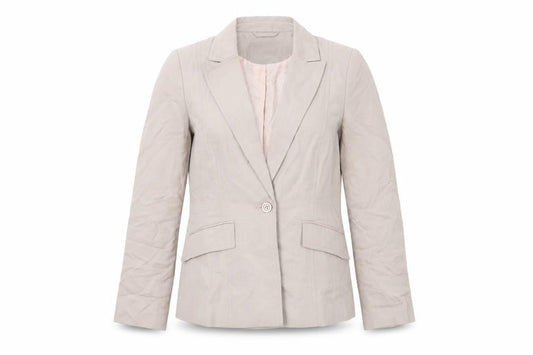Front view of Principles women’s brown jacket suit jacket, size UK 14