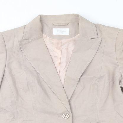 Principles Womens Brown   Jacket Suit Jacket Size 14