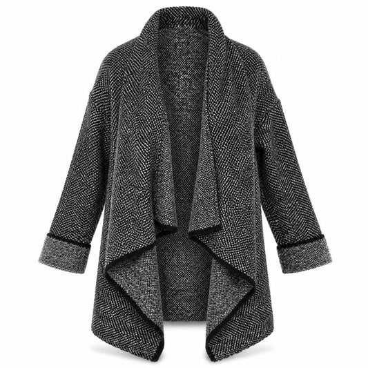 Womens UK Size M Atmosphere Grey Overcoat