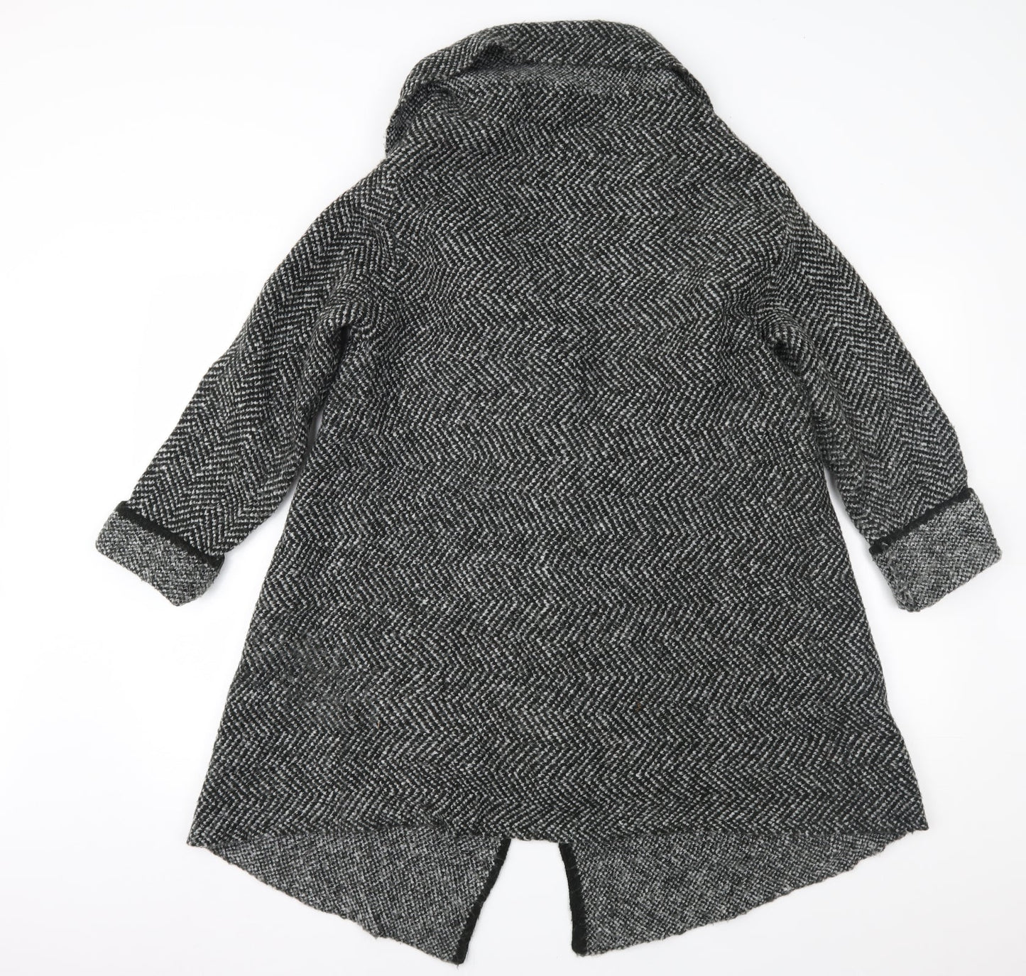 Womens UK Size M Atmosphere Grey Overcoat