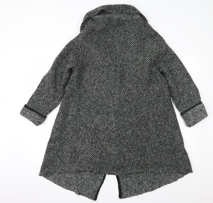 Womens UK Size M Atmosphere Grey Overcoat