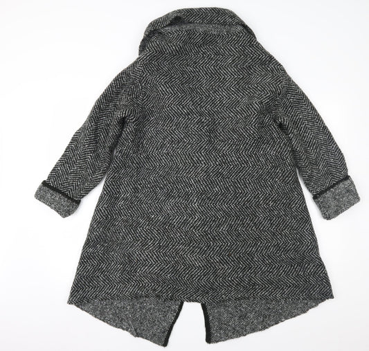 Womens UK Size M Atmosphere Grey Overcoat