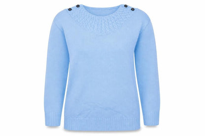 Choice Womens Blue   Pullover Jumper Size S
