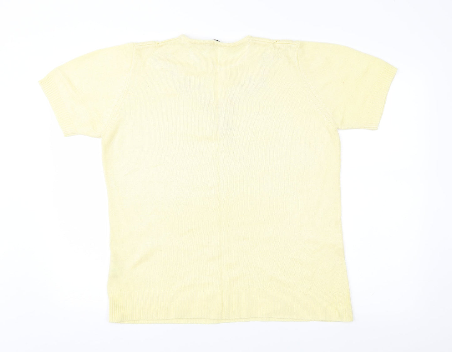 Classic Womens Yellow   Pullover Jumper Size 12