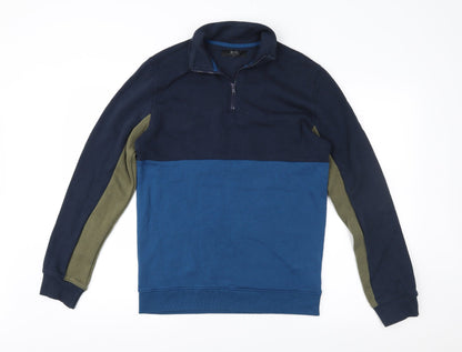 Mens UK Size S Matalan Blue Pullover Sweatshirt