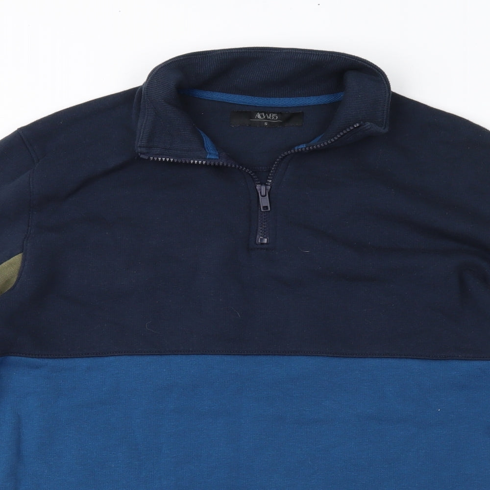 Mens UK Size S Matalan Blue Pullover Sweatshirt