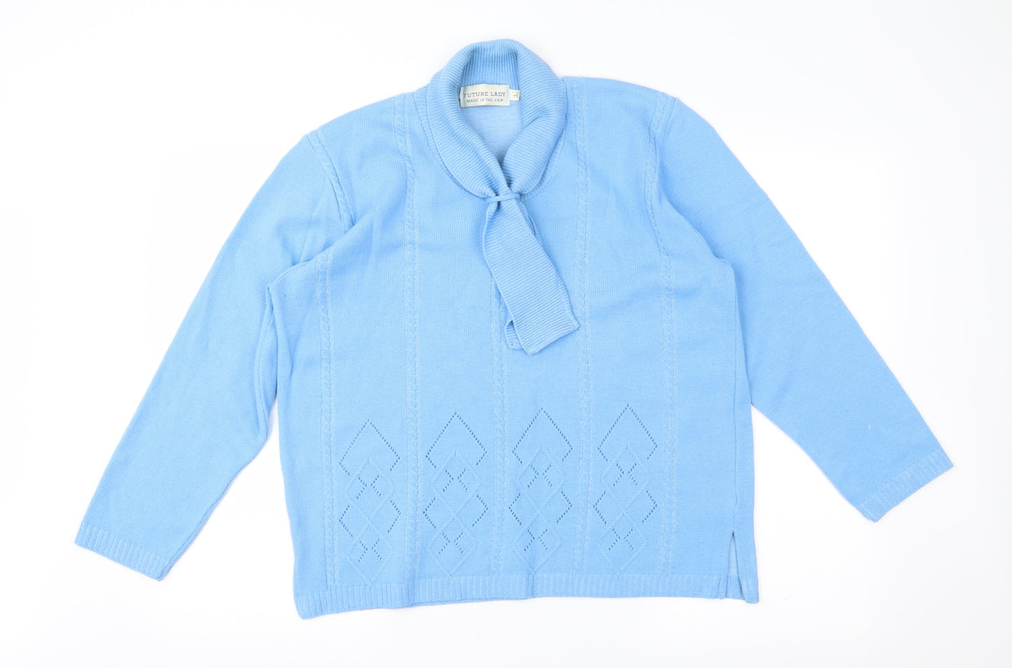 Future Lady Womens Blue   Pullover Jumper Size L