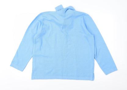 Future Lady Womens Blue   Pullover Jumper Size L
