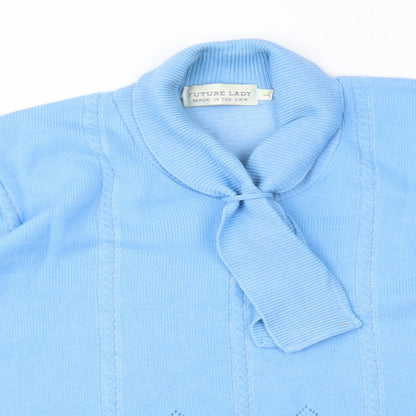 Future Lady Womens Blue   Pullover Jumper Size L