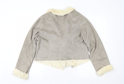Womens UK Size 14 Mia Moda Brown Jacket