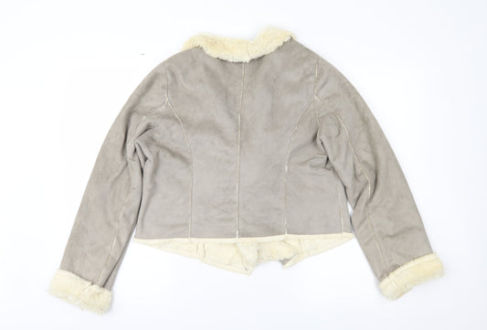 Womens UK Size 14 Mia Moda Brown Jacket