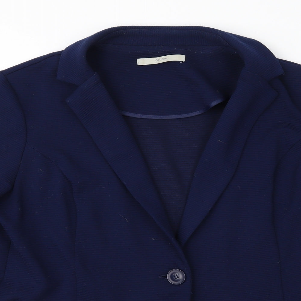 George Womens Blue   Jacket  Size 12