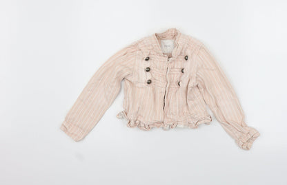 NEXT Girls Pink   Jacket  Size 6 Years