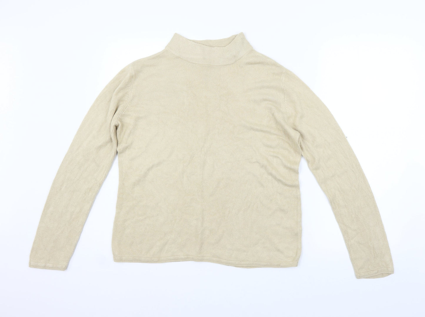 BM Womens Beige   Pullover Jumper Size M