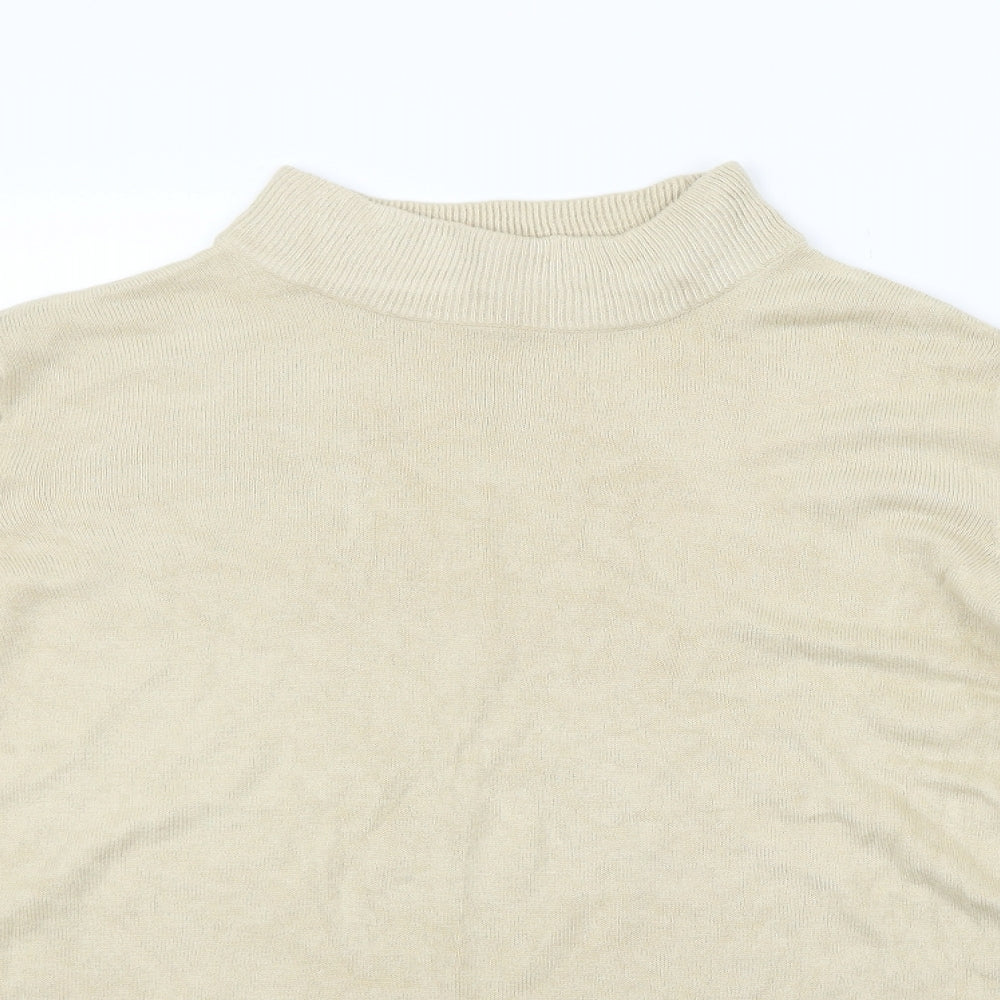 BM Womens Beige   Pullover Jumper Size M