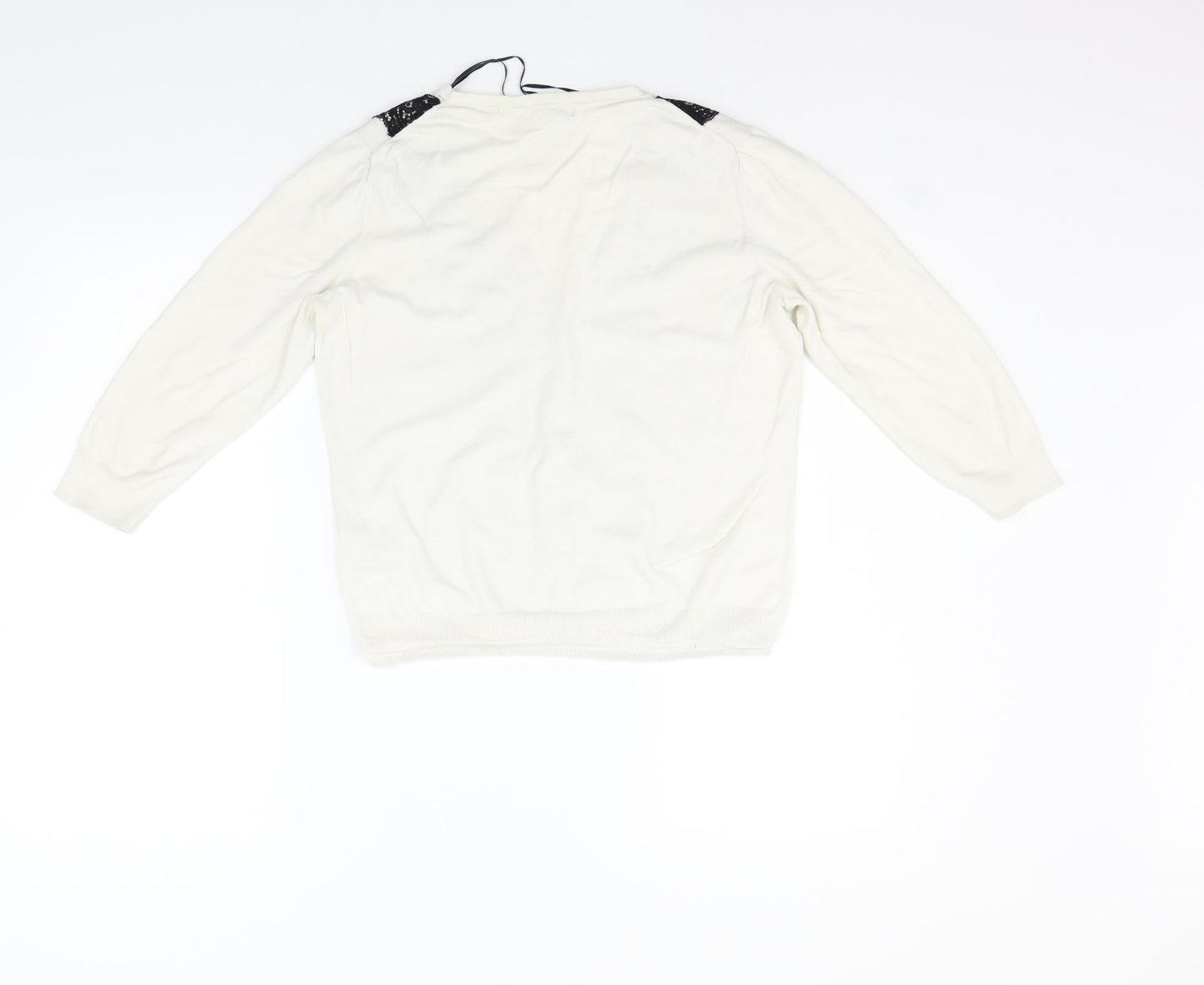 H&M Womens Beige   Cardigan Jumper Size M