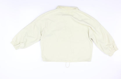 Missguided Womens Beige   Henley Jumper Size 12