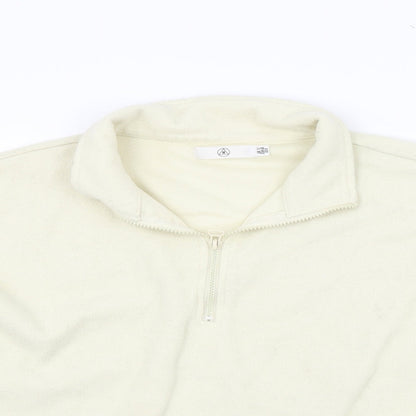 Missguided Womens Beige   Henley Jumper Size 12