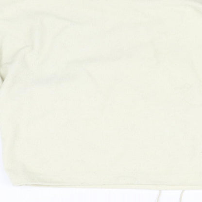 Missguided Womens Beige   Henley Jumper Size 12