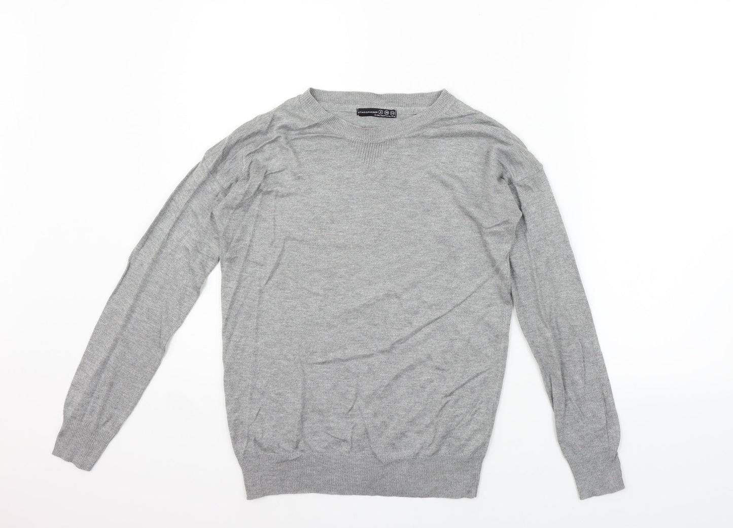 Atmosphere Womens Grey   Henley Jumper Size 8