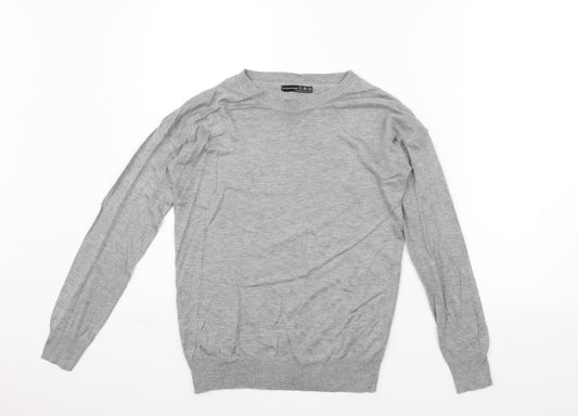 Atmosphere Womens Grey   Henley Jumper Size 8