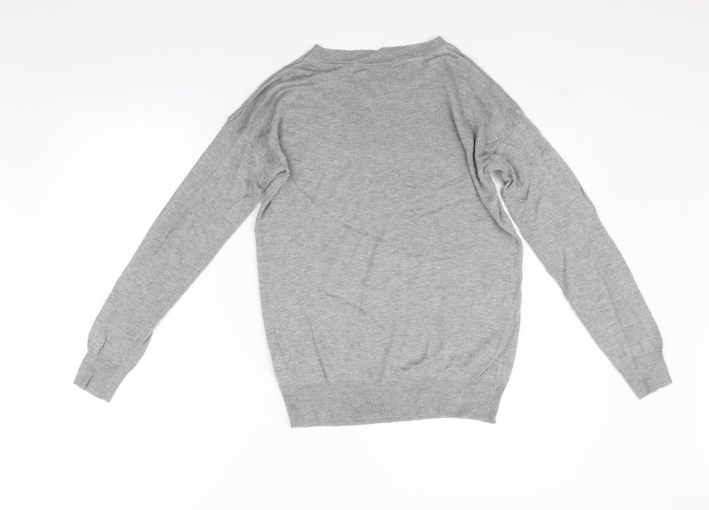 Atmosphere Womens Grey   Henley Jumper Size 8