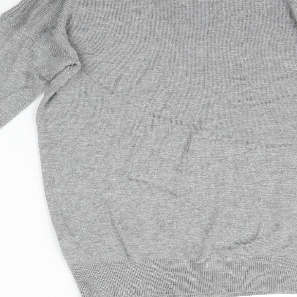 Atmosphere Womens Grey   Henley Jumper Size 8