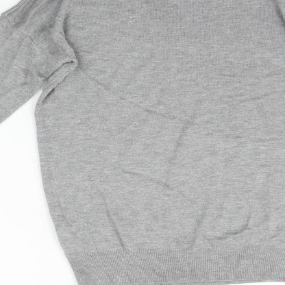 Atmosphere Womens Grey   Henley Jumper Size 8