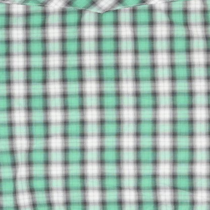 Mens UK Size L LOGG Green  Button-Up Short Sleeve Casual Shirt