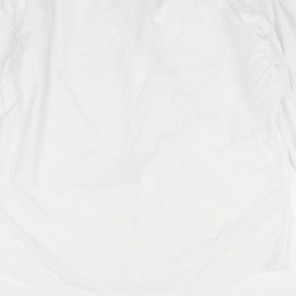 Mens UK Size 15.5 jean years White  Button-Up Long Sleeve Casual Shirt