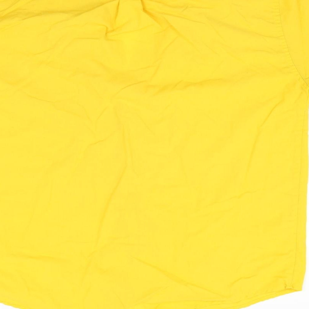 honest Womens Yellow   Basic Button-Up Size M