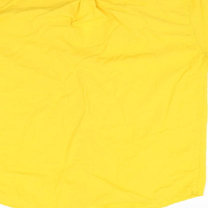 honest Womens Yellow   Basic Button-Up Size M