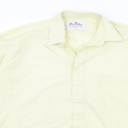 rocola Womens Yellow   Basic Button-Up Size L