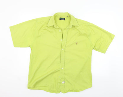 American Tradition Womens Green   Basic Button-Up Size M