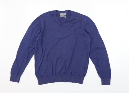 Marks and Spencer Womens Blue   Pullover Jumper Size L