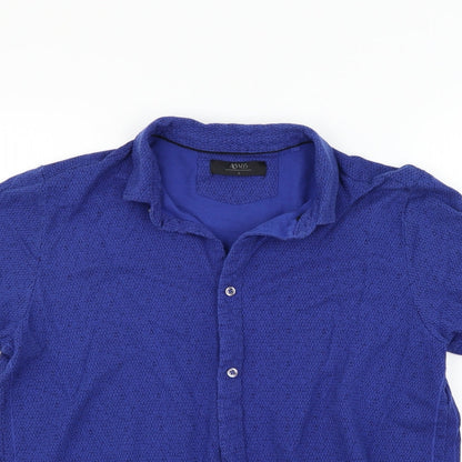 ACW85 Mens Blue    Button-Up Size L