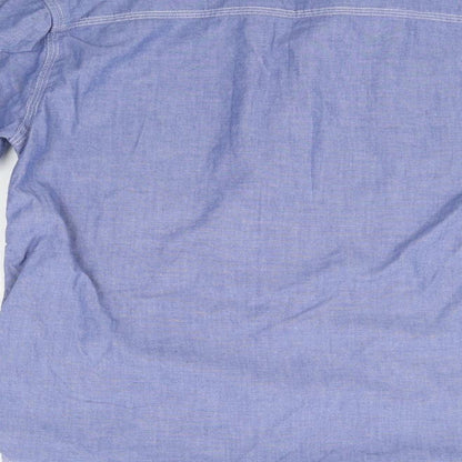 HUF Womens Blue   Basic Blouse Size S