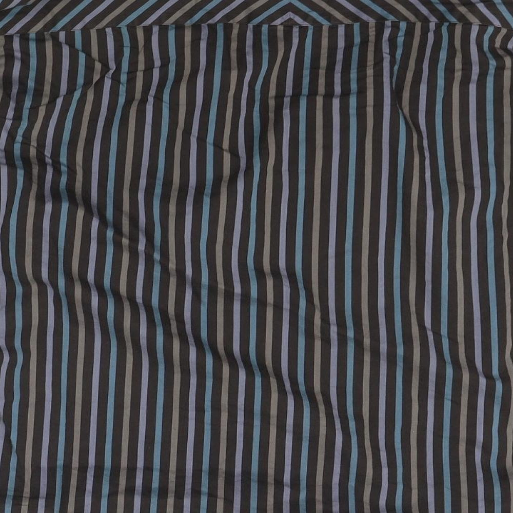 Autograph Mens Brown Striped   Button-Up Size L