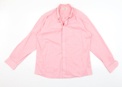 Eton Womens Pink   Basic Button-Up Size XL